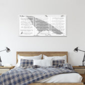 エドガー・アラン・ポー・ザ・レイヴン全詩 キャンバスプリント (インサイチュ (寝室))