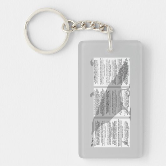 エドガー・アラン・ポー・ザ・レイヴン キーホルダー (正面)