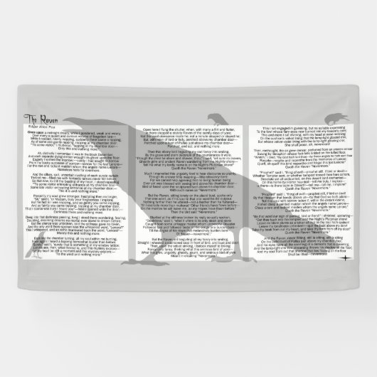 エドガー・アラン・ポー・ザ・レイヴン 横断幕 (横)