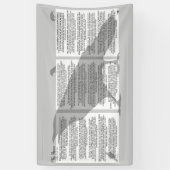 エドガー・アラン・ポー・ザ・レイヴン 横断幕 (縦)