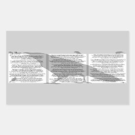 エドガー・アラン・ポー・ザ・レイヴン 長方形シール