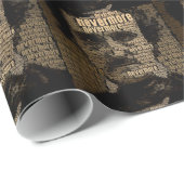 エドガー・アラン・ポー – ネバーモアタイポグラフィ ラッピングペーパー (ロールコーナー)