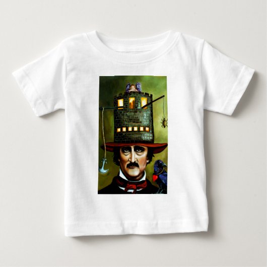 エドガー・アラン・ポー ベビーTシャツ (正面)