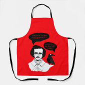 エドガー・アラン・ポー・ボーイとレイベン エプロン (正面)