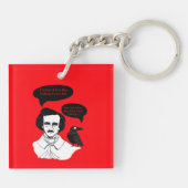 エドガー・アラン・ポー・ボーイとレイベン キーホルダー (裏面)