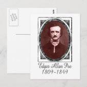 エドガー・アラン・ポー ポストカード (正面/裏面)