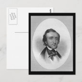 エドガー・アラン・ポー ポストカード (正面/裏面)