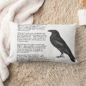 エドガー・アラン・ポー「レイヴン」装飾用クッション ランバークッション (ブランケット)