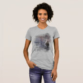 エドガー・アラン・ポー、"レイヴン"詩の芸術 Tシャツ (正面フル)