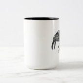 エドガー・アラン・ポー-ワタリガラス ツートーンマグカップ (中央)