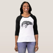 エドガー・アラン・ポー-ワタリガラス Tシャツ (正面フル)