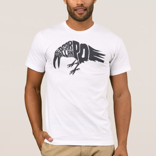 エドガー・アラン・ポー-ワタリガラス Tシャツ (正面)