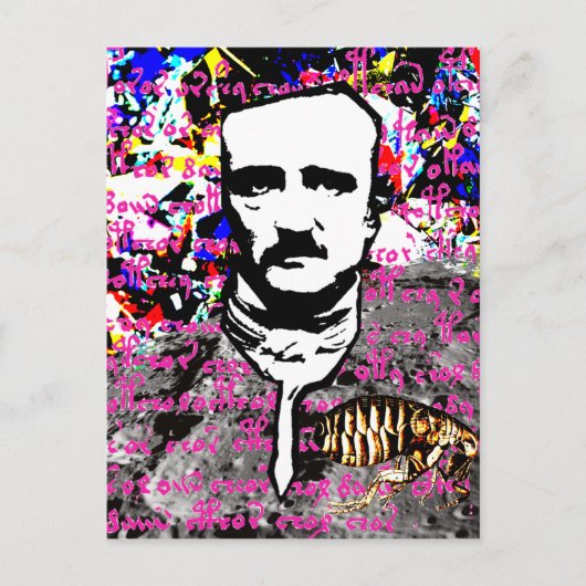 エドガー・アラン・ポー 月 虫 ヴォイニッチ手稿 ポストカード (正面)