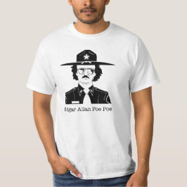エドガー・アラン・ポーPoe (白の黒) Tシャツ
