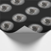 エドガー・アレン・ポー"レイヴン"ハロウィーン詩の鳥 ラッピングペーパー (角)