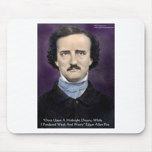 エドガー・アレン・ポー「レイヴン」引用文・ギフト&カード マウスパッド (正面)