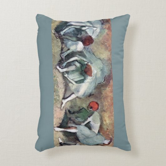 エドガー・デガで靴を脱ぐダンサー アクセントクッション (正面(垂直))