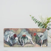 エドガー・デガで靴を脱ぐダンサー 招待状 (スタンド正面)