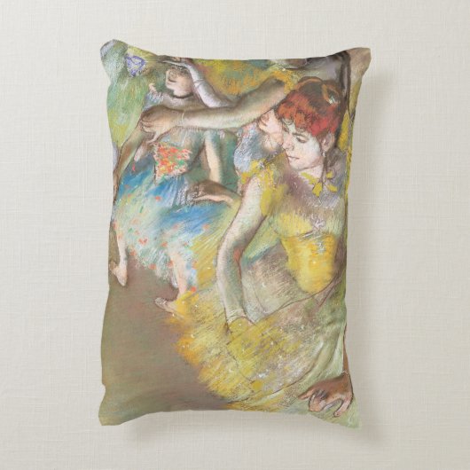 エドガー・デガのステージでバレエダンサー アクセントクッション (裏面(縦))