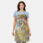 エドガー・デガのステージでバレエダンサー エプロン (着用した状態)