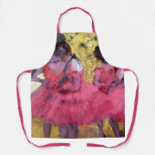 エドガー・デガのバレエ前のピンクのダンサー エプロン (正面)