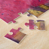 エドガー・デガのバレエ前のピンクのダンサー ジグソーパズル (側面)