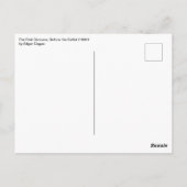 エドガー・デガのバレエ前のピンクのダンサー ポストカード (裏面)