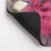 エドガー・デガのバレエ前のピンクのダンサー マウスパッド (コーナー)