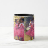 エドガー・デガのバレエ前のピンクのダンサー マグカップ (中央)
