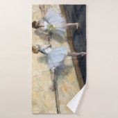 エドガー・デガのバーレで踊るダンサー バスタオル (バスタオル)