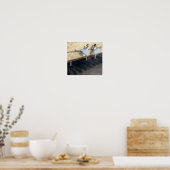 エドガー・デガのバーレで踊るダンサー ポスター (キッチン)