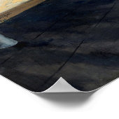 エドガー・デガのバーレで踊るダンサー ポスター (角)