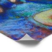 エドガー・デガのブルーダンサー ポスター (角)