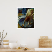 エドガー・デガの浴槽内の女性 ポスター (キッチン)