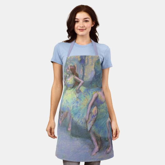 エドガー・デガの翼でバレエダンサー エプロン (着用した状態)