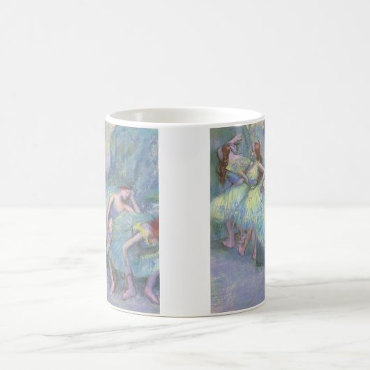 エドガー・デガの翼でバレエダンサー コーヒーマグカップ (中央)