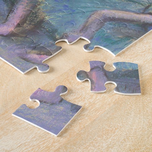 エドガー・デガの翼でバレエダンサー ジグソーパズル (側面)