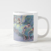 エドガー・デガの翼でバレエダンサー ジャンボコーヒーマグカップ (右)