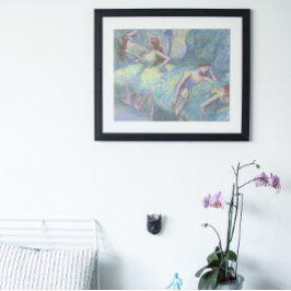 エドガー・デガの翼でバレエダンサー ポスター