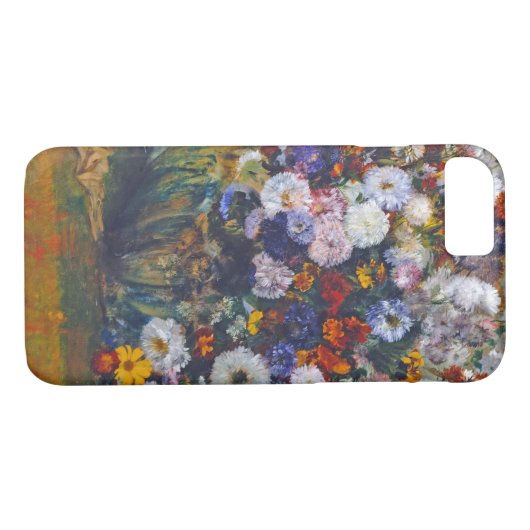 エドガー・デガの花の花瓶と女性 Case-Mate iPhoneケース (裏面(横))