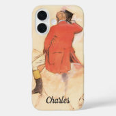 エドガー・デガの赤いコートを着たライダー Case-Mate iPhoneケース (裏面)