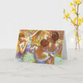 エドガー・デガの青い舞踏家 カード (黄色い花)