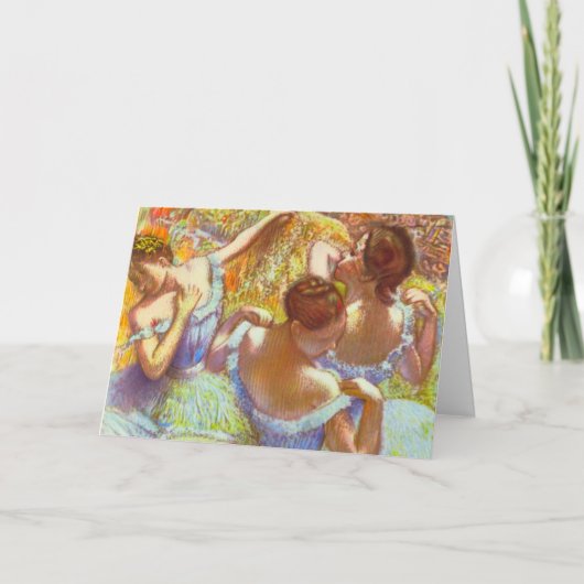 エドガー・デガの青い舞踏家 カード (正面)