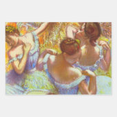 エドガー・デガの青い舞踏家 ラッピングペーパーシート (正面)