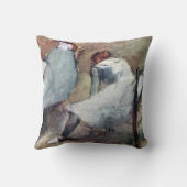 エドガー・デガの靴を結ぶダンサー クッション (裏面)