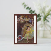 エドガー・デガスによるアラベスクの終焉 ポストカード (スタンド正面)