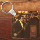 エドガー・デガスによるオペラのオーケストラ、ヴィンテージ・アート キーホルダー (正面)