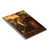 エドガー・デガスによるオペラのオーケストラ、ヴィンテージ・アート ノートブック (右側)