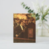 エドガー・デガスによるオペラのオーケストラ、ヴィンテージ・アート ポストカード (スタンド正面)