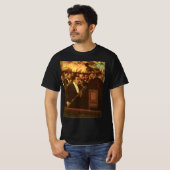 エドガー・デガスによるオペラのオーケストラ、ヴィンテージ・アート Tシャツ (正面フル)